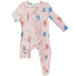 (NWT) angel dear cowboy boots bamboo zippy